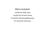 Color Palettes Procreate Illustrator, a Palette Add-On by Atelier Fem (Thumbnail 2 of 12)