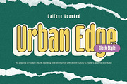 Galfego Rounded 3D, a Sans Serif Font by Craft Supply Co. (Thumbnail 7 of 8)
