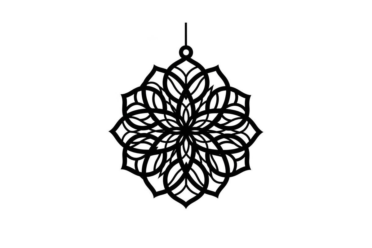 Hanging Mandala Ornament Vector Bund, an Illustration by musafir_fashion (Photo 39 of 51)