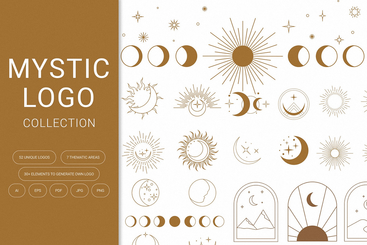 Sale! Magic & Mystery logo, an Illustration by Bun.Design (Photo 1 of 8)