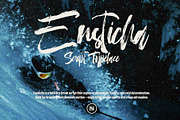 Ensticha - Dry Brush Script, a Handwritten Font by Inviline.co (Thumbnail 2 of 9)