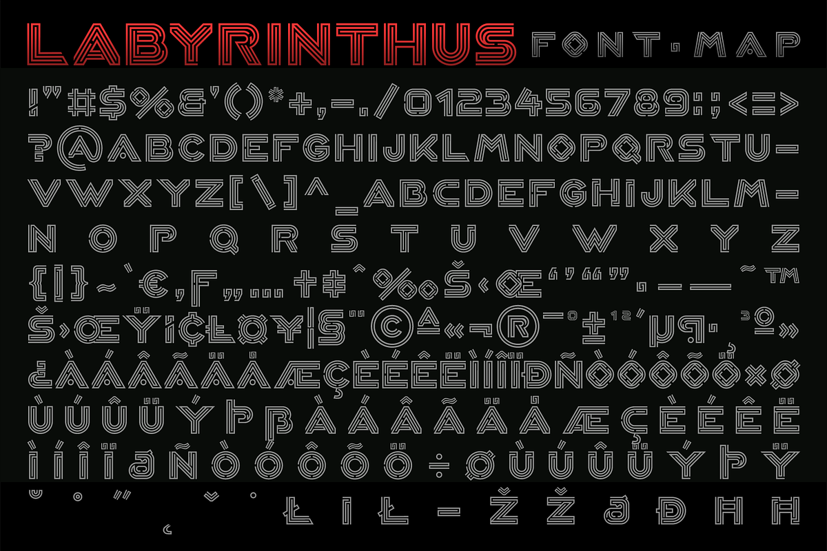 LABYRINTHUS PRO, a Blackletter Font by CRR | NTN (Photo 3 of 11)