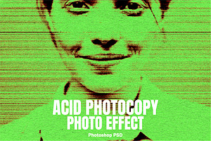 Acid Photocopy Photo Effect