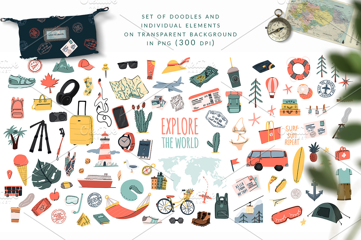 Travel Doodles, an Illustration by helgascandinavus (Photo 2 of 11)