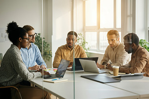 Business Meeting, a Business Photo by Prince Cyber Graphics