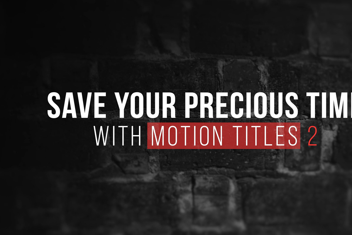 Motion Titles 2 preview 4