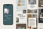 Shelley Social Media Templates, a Social Media Template by Big Cat Creative (Thumbnail 1 of 6)