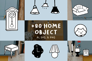 Home Object Illustration Collection