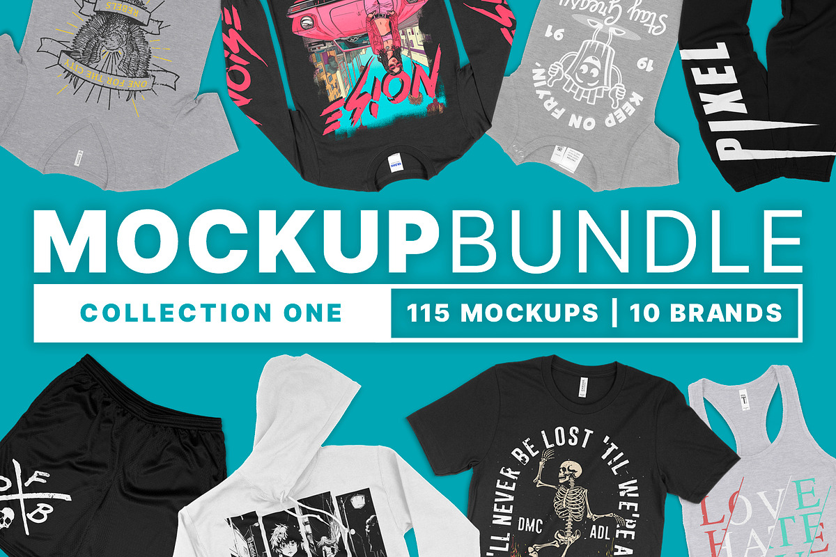 Clothing Mockup Collection Bundle 01, an Apparel Mockup by Pixel Sauce™ (Photo 1 of 6)