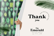 The Emerald  tropic greenery set, an Illustration by Beauty Drops (Thumbnail 8 of 8)