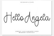 Hello Angela, a Handwritten Font by FreshTypeINK (Thumbnail 1 of 7)