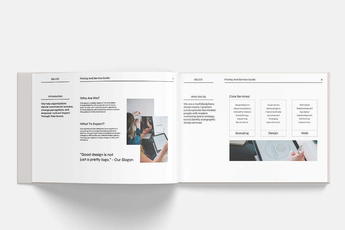 Pricing & Service Guide Template, a Templates & Theme by Swyn.Studio (Photo 3 of 9)