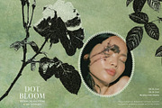 Floral Halftone & Ink PNG Overlays, an Object Graphic by alonahaidash (Thumbnail 2 of 11)