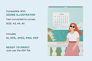 Illustrated Wall Calendar 2026, a Stationery Template by Ollyta May (Thumbnail 5 of 8)