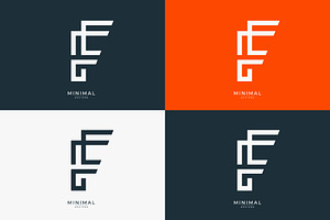 Monogram Icon Logo F