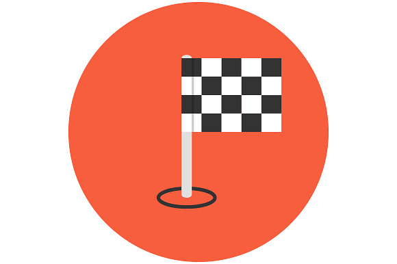 Finishing Flag Icon
