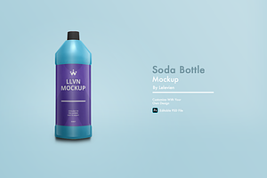 Soda Bottle Mockup