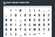 USAAF Air Force Font, a Sans Serif Font by theungsys (Thumbnail 2 of 3)