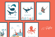 Marine Fauna, an Animal Illustration by ApollinariaManko (Thumbnail 2 of 11)