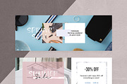 Marble Facebook Cover Pack, a Social Media Template by Crevo Studio (Thumbnail 9 of 16)