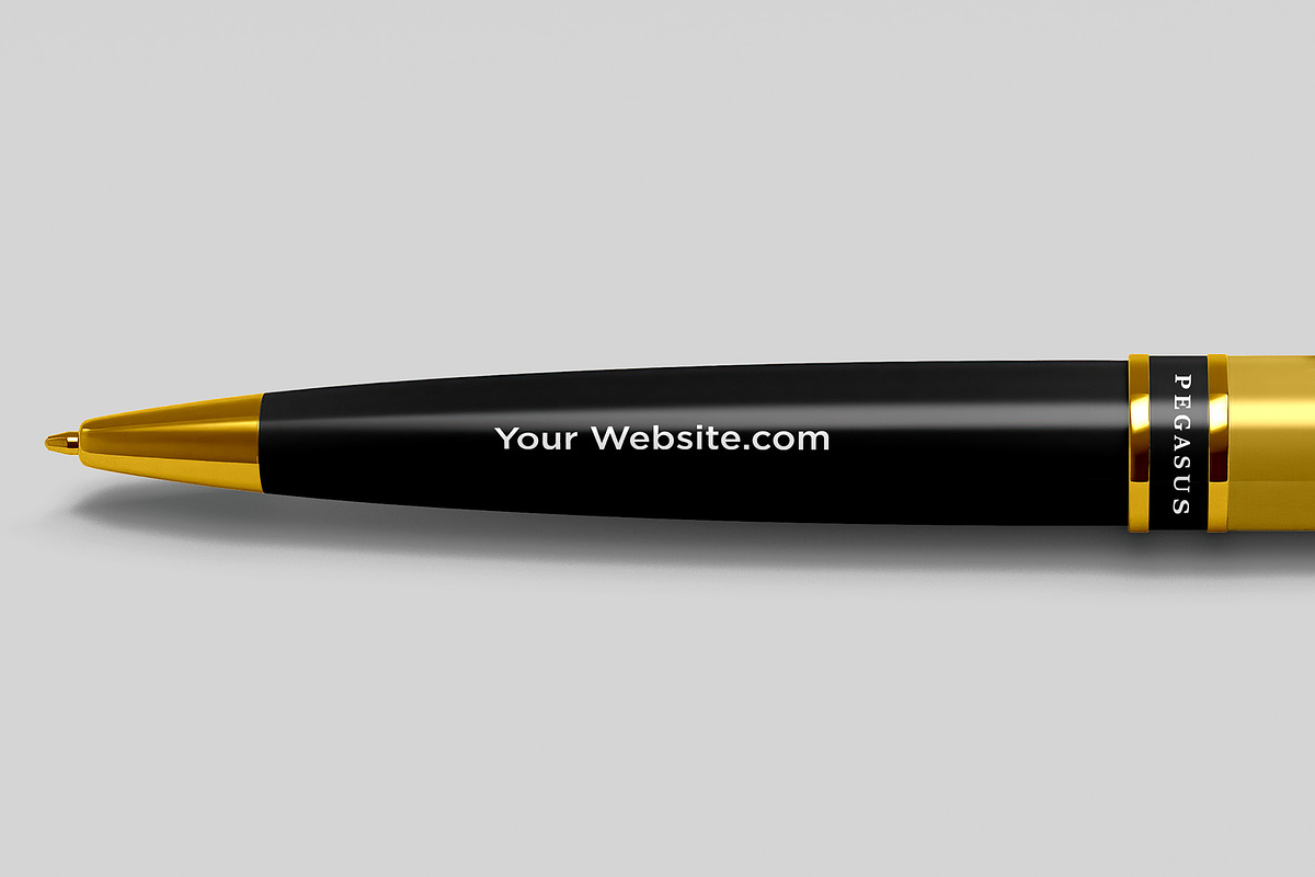 Ballpoint Pen Mockup - 8 views, a Pens & Pencil Mockup by Illusiongraphic (Photo 17 of 26)