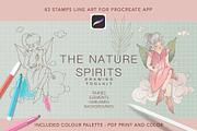 Procreate The Nature Spirits Toolkit, a Brush Add-On by Rosangela Curti (Thumbnail 1 of 14)