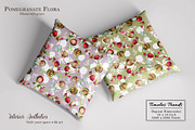 Pomegranate Flora Prints & Patterns, a Pattern Graphic by GND ART STUDIO (Thumbnail 3 of 8)