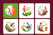 100 Holiday & Outdoor Illustrations, a Seasonal Illustration by Prosymbols (Thumbnail 7 of 11)