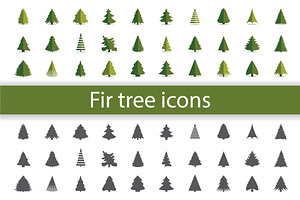 Christmas Tree Icons | Fir Tree Icon, a Duotone Icon by Plaid4You