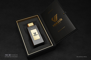 Luxury Perfume On Box Mockups