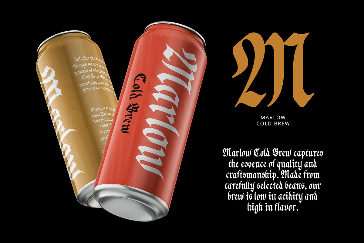 CS Canopus – Blackletter Font, a Blackletter Font by Craft Supply Co. (Photo 5 of 8)