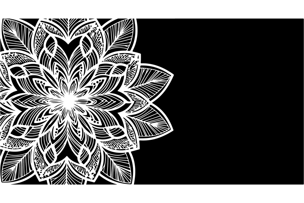Decorative Floral Mandala Rose Butte, an Object Illustration by Designer_Momina (Photo 14 of 21)