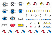 Weird Eyes Seamless Patterns Set, a Pattern Graphic by Krolja (Thumbnail 4 of 6)