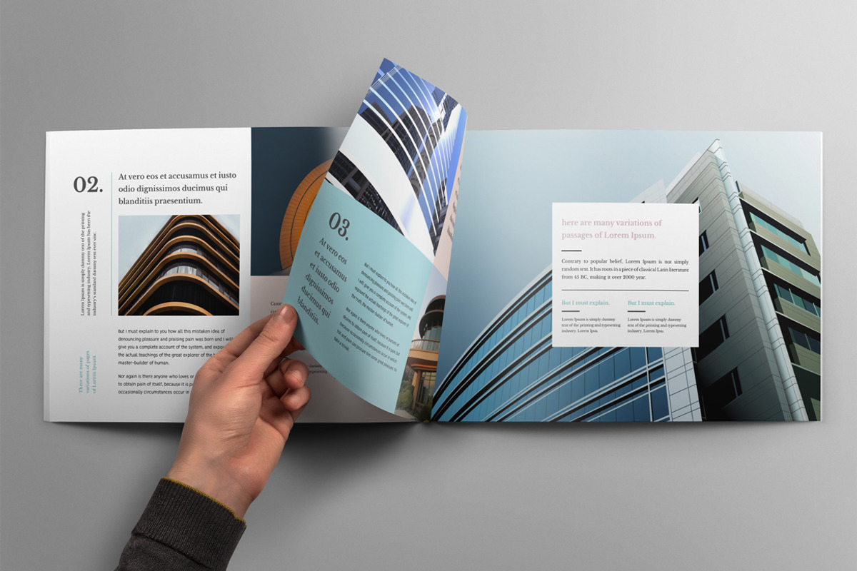 Modern Architecture Brochure A4 & A5, a Brochure Template by Pro-Gh (Photo 4 of 12)