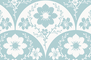 Traditional Japanese Floral Pattern, a Pattern Graphic by PPEthnicDecorPattern
