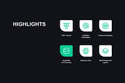 Location Maps Linear Icons, an Outline Icon by Brickclay (Thumbnail 1 of 5)