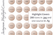 200 Instagram Story Highlight Covers, a Social Media Template by KaluginaWEB (Thumbnail 1 of 8)