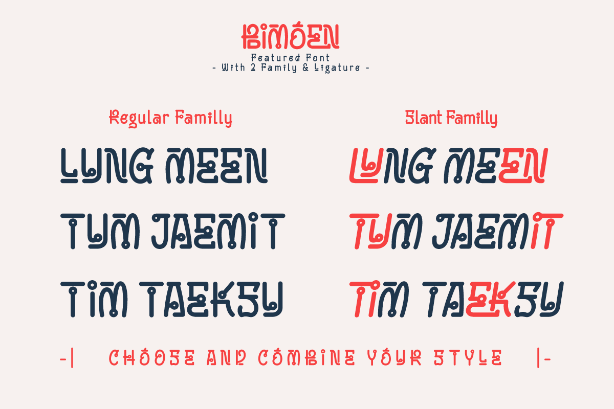 Bimoen - Korean Style Font, a Handwritten Font by twinstd (Photo 3 of 10)