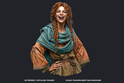 Medieval peasants clipart set, a Person Illustration by ThatsDesignArt (Thumbnail 3 of 10)