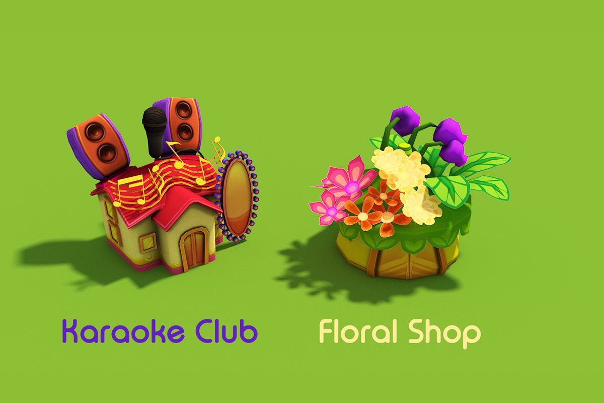 3D Cartoon Shop City, an Environmental 3D Model by Souchenki (Photo 8 of 21)