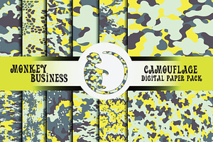 12 high quality camouflage patterns