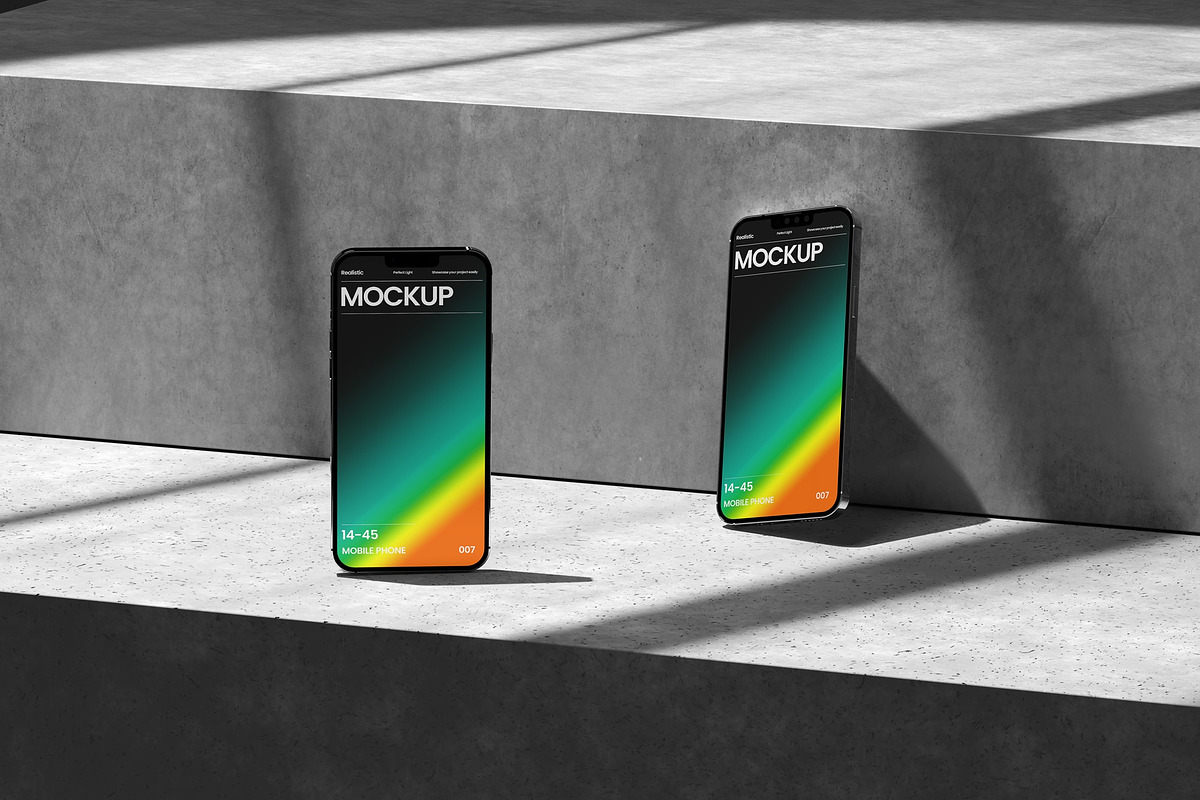 10 PSD Concret Iphone Mockup, an iPhone Mockup by East Gallery (Photo 8 of 10)