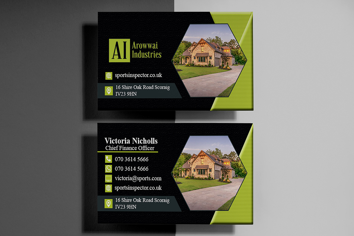 Minimal Business Card PSD Template preview 2