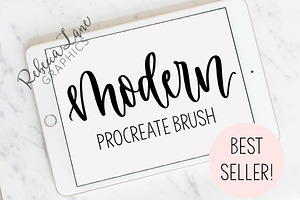 Modern Calligraphy Procreate Brush