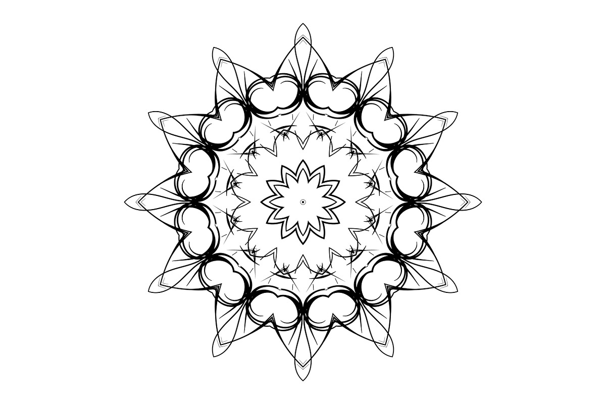 High Quality Mandala Clipart Bundle, a Decorative Illustration by NJ Himel (Photo 22 of 103)
