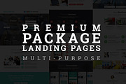 Premium Responsive Landing Pages, a Bootstrap Template by aliarslan (Thumbnail 1 of 2)