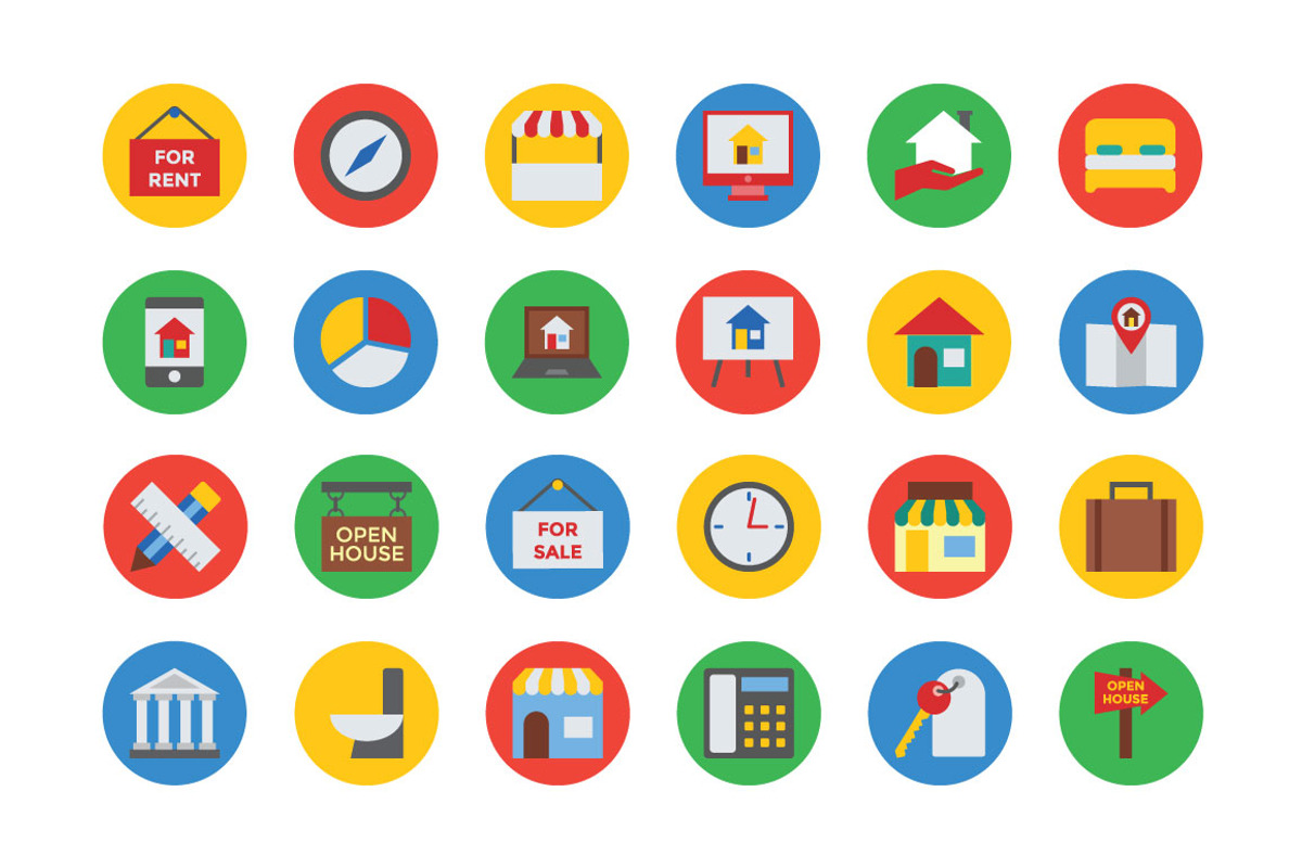 125+ Real Estate Vector Icons, an Emoji Icon by Creative Stall (Photo 3 of 5)