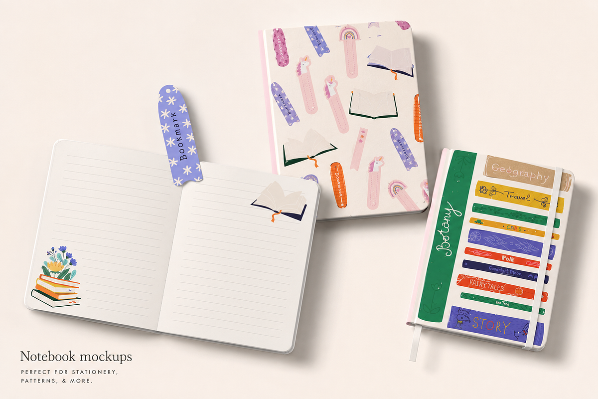 Books & Bookmarks, an Education Illustration by Anna Studio (Photo 2 of 11)