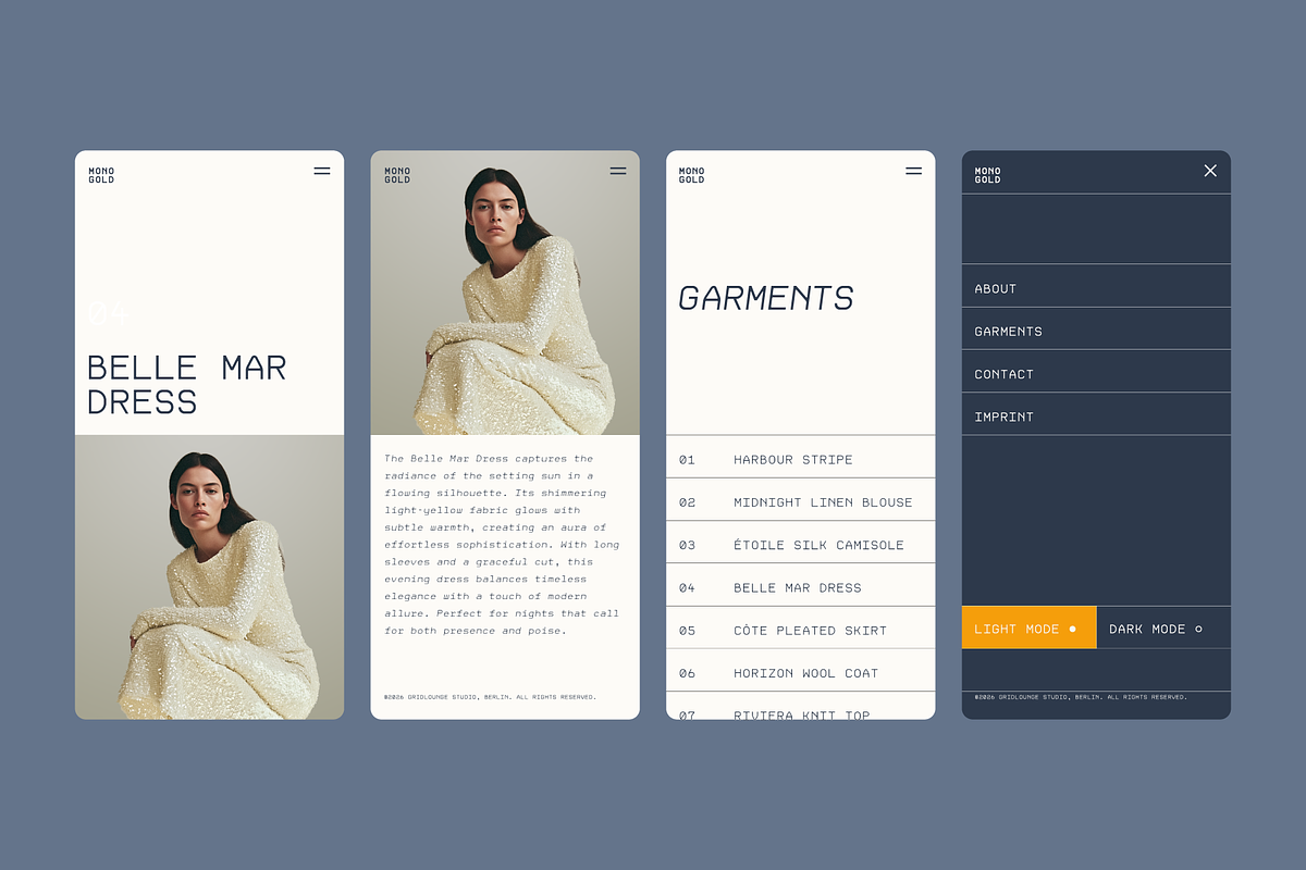 Monogold – Fibonacci Monospace, a Sans Serif Font by Gridlounge (Photo 9 of 13)