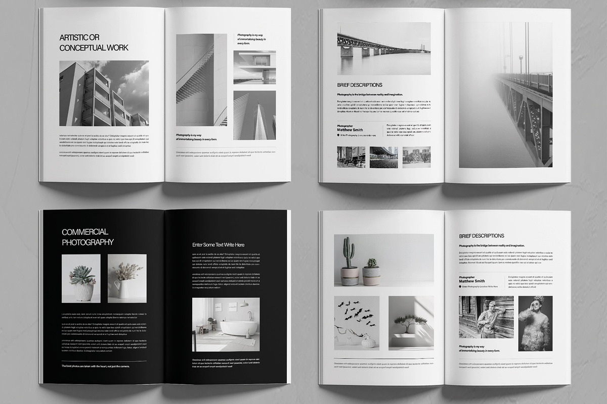 Photography Portfolio Design, a Brochure Template by MightyDesign (Photo 4 of 8)